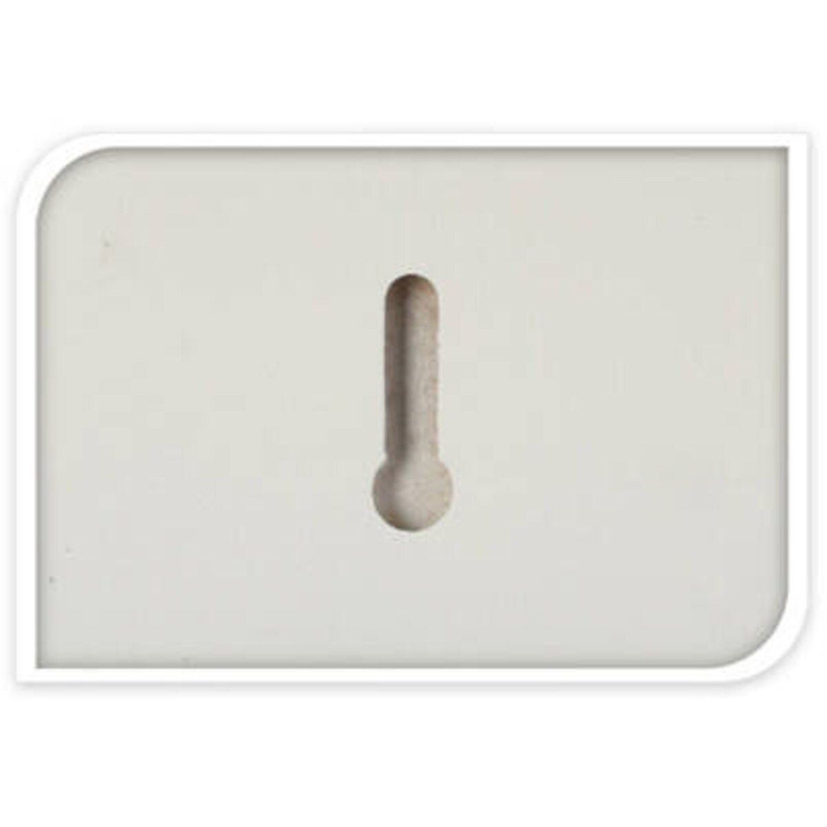 Półka na zdjęcia, obrazy LARGE, wąska, biała, 77 x 10 x 4 cm