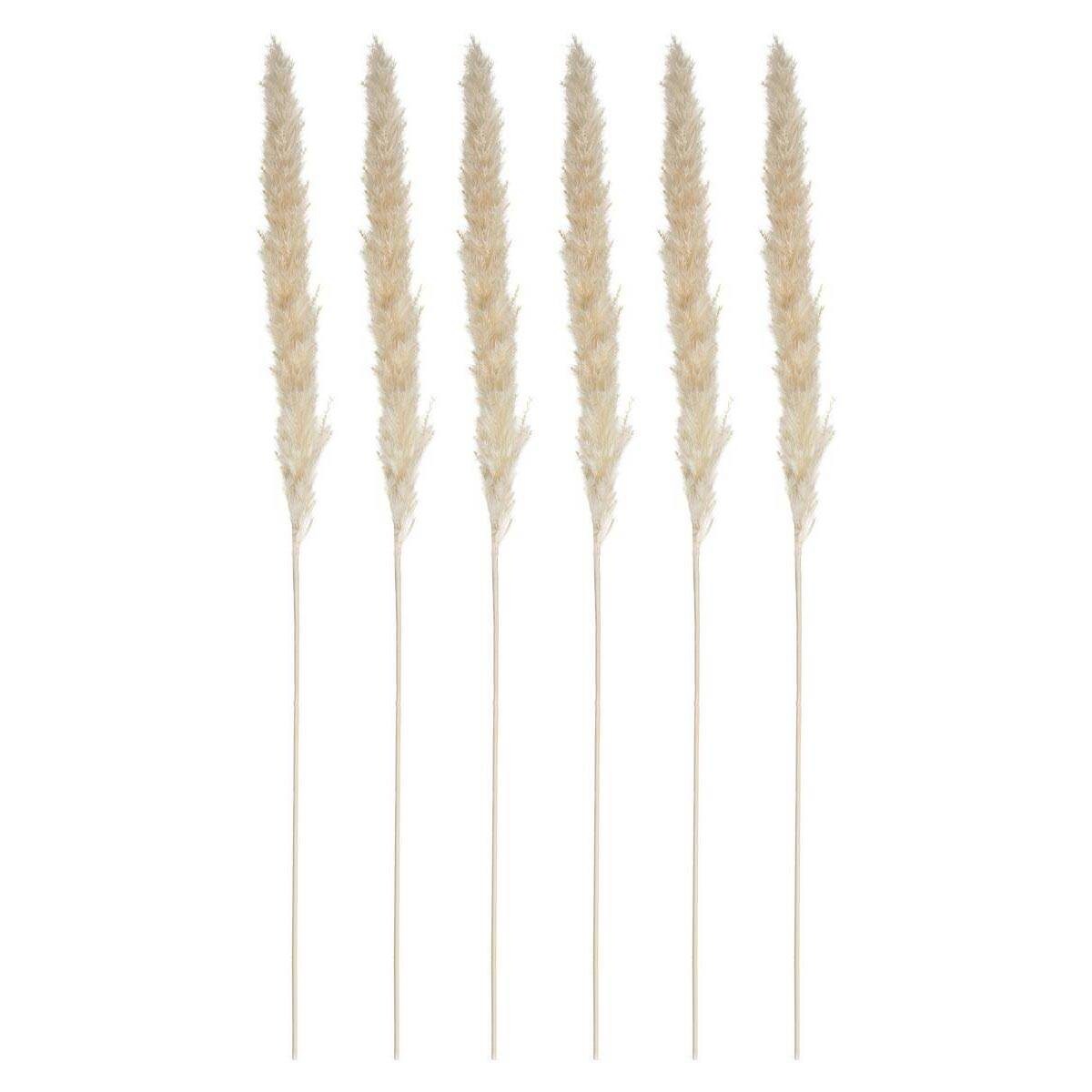 Ozdobne źdźbło z trawy pampasowej, 6 szt., 65 cm