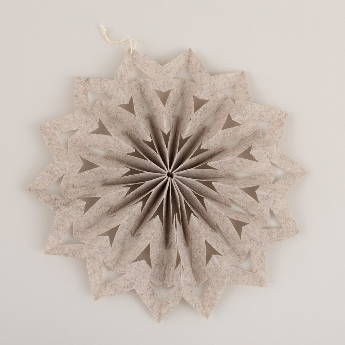 Ozdoba świąteczna Nivalis II beige 40 cm boże narodzenie, święta, świąteczne, beżowy, 40x5 cm