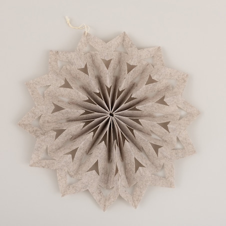 Ozdoba świąteczna Nivalis II beige 40 cm boże narodzenie, święta, świąteczne, beżowy, 40x5 cm