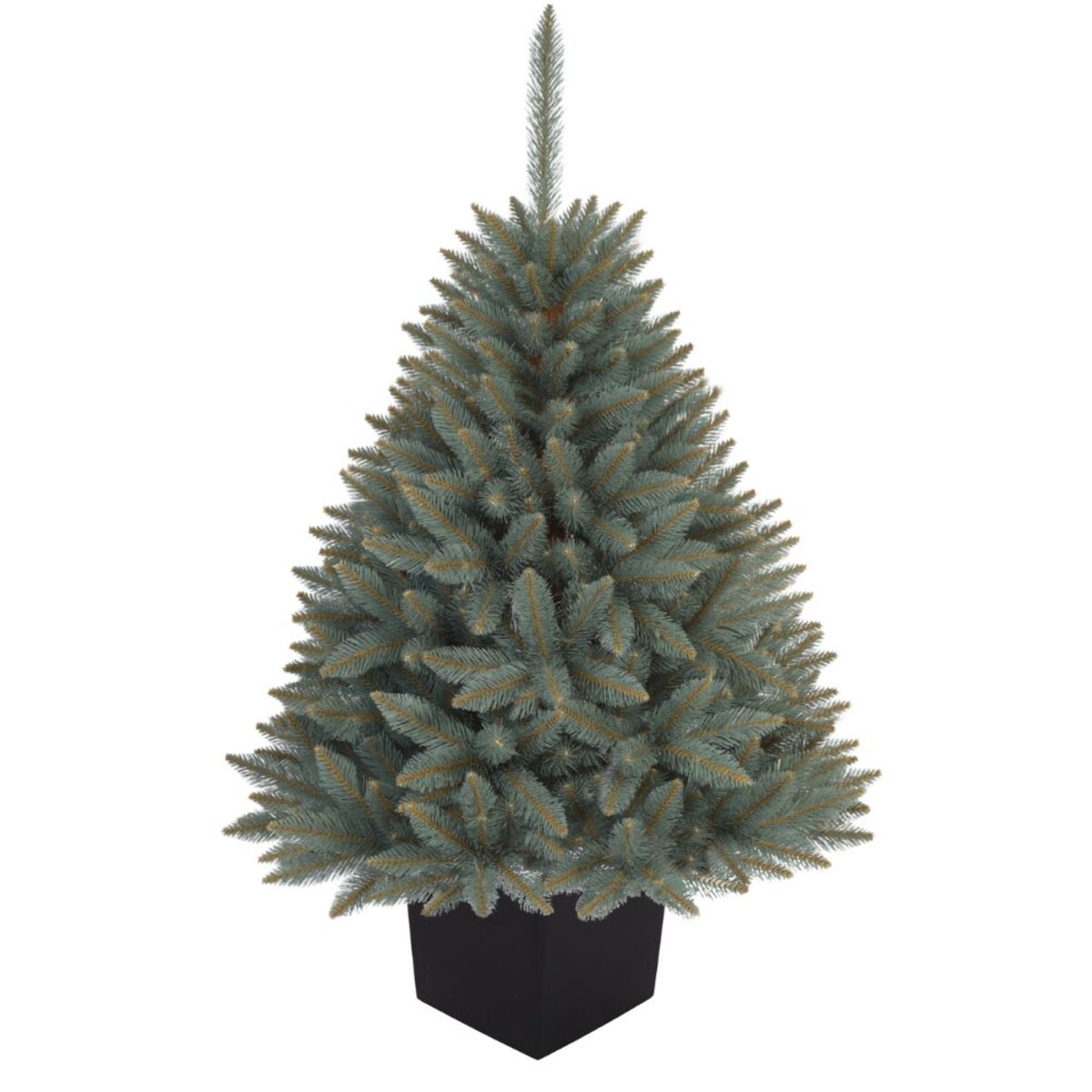 Choinka Premium Świerk SREBRNY w Kwadratowej Donicy 130 cm X-Choinka 7 kolorów donicy