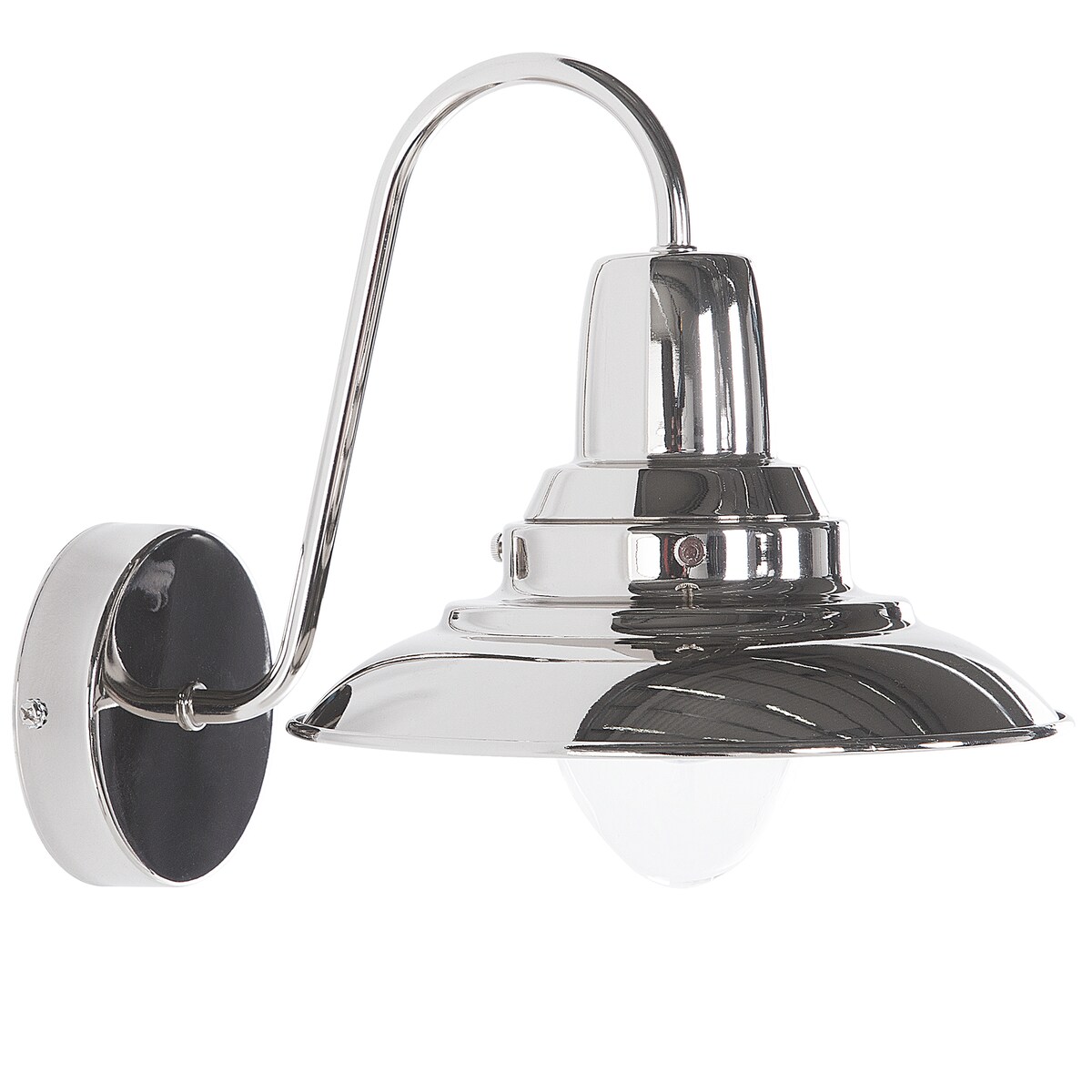 Lampa ścienna LUZA Srebrny Metal