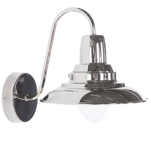 Lampa ścienna LUZA Srebrny Metal