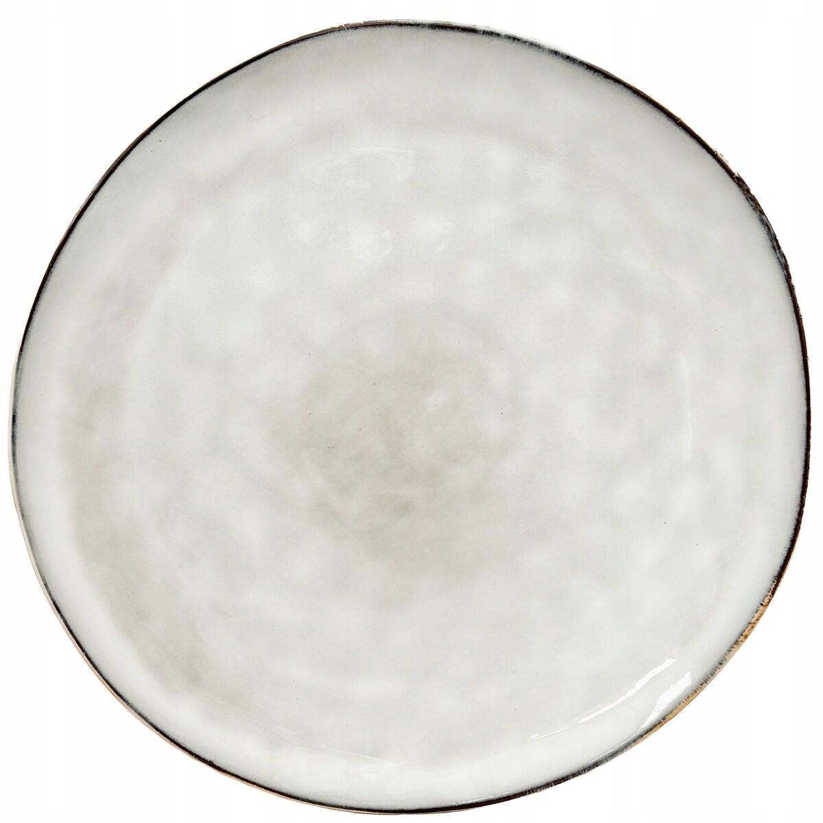 TALERZ OBIADOWY PŁYTKI PŁASKI BEŻOWY 28cm CERAMICZNY OKRĄGŁY NA SZTUKI