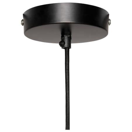 Lampa wisząca metalowa czarna MINILLAS