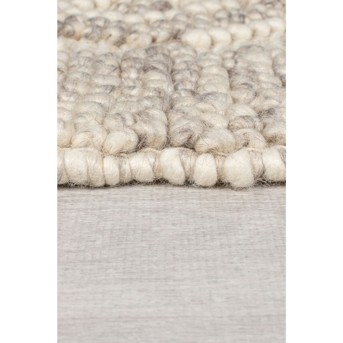 Dywan Wełniany Minerals Diamentowo-Szary 120x170