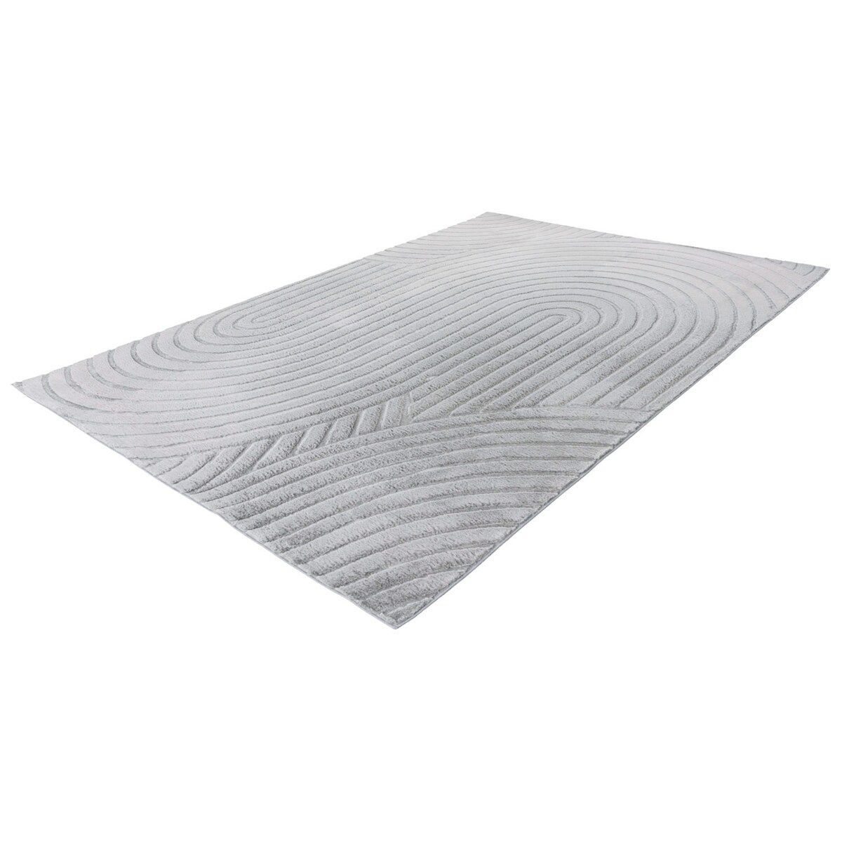 Dywan nowoczesny 3D, miękki Waving 5010 Szary 200x290