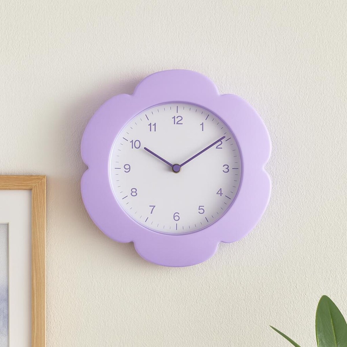 Zegar ścienny w kształcie kwiatu KRONA, 23 cm