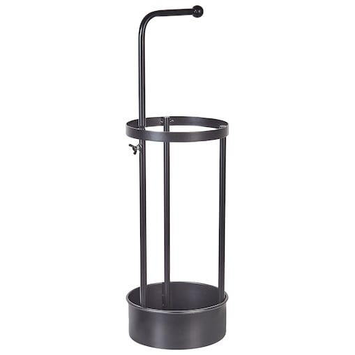 Stojak na parasole MONNAIE Metal Czarny