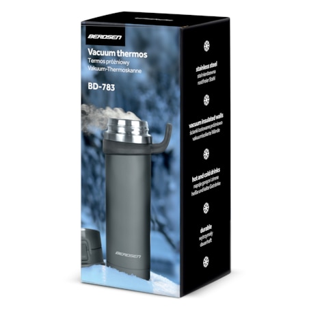 Kubek termiczny duży termos podróżny na kawę herbatę Berdsen