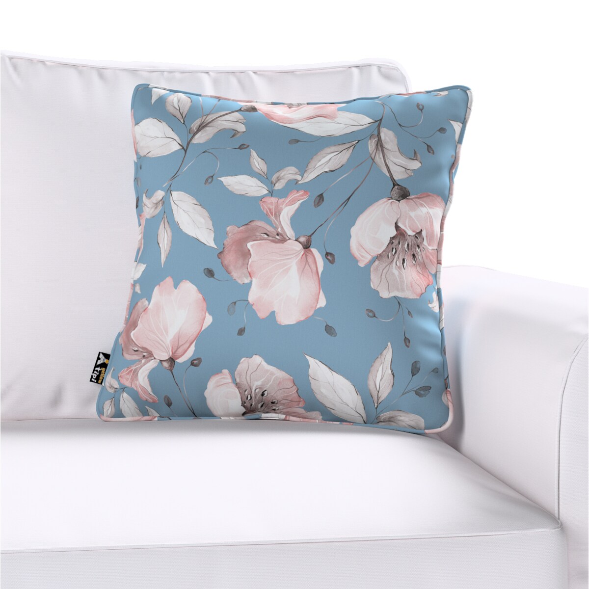 Poszewka Lola 60x60 niebiesko-różowy