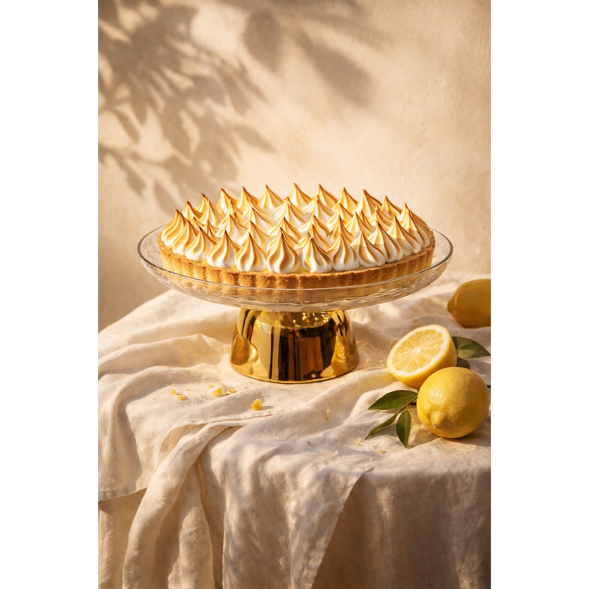 Patera dekoracyjna SHP SWEET złota / transparentna