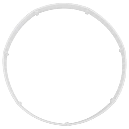 vidaXL Osłona pod choinkę, biała, Ø56x23 cm, plastikowa