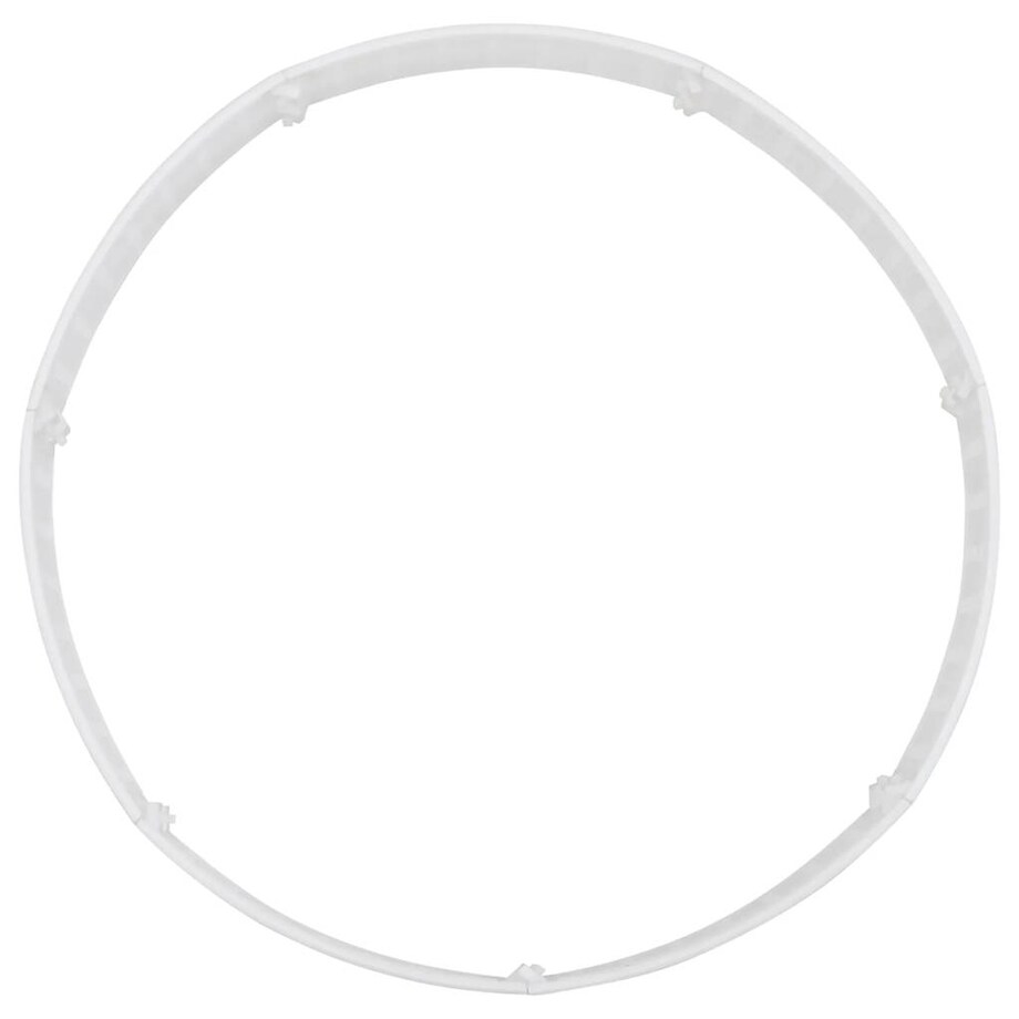 vidaXL Osłona pod choinkę, biała, Ø56x23 cm, plastikowa