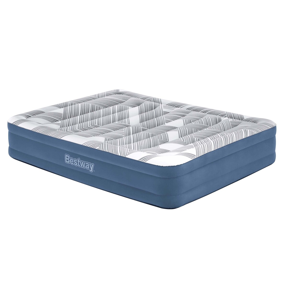 Materac dmuchany Bestway dwuosobowy z wbudowaną pompką 203x152x36 cm