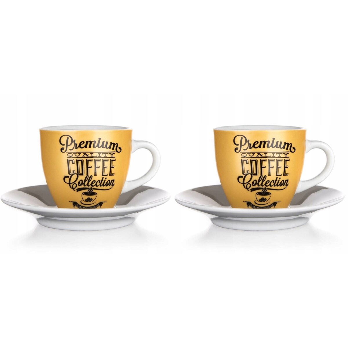 FILIŻANKA DO KAWY ESPRESSO 2 x 90 ml BANQUET dekorowana mała kubek prezent