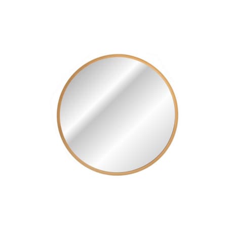 Okrągłe lustro LED w złotej ramie, 60 cm - Saturn