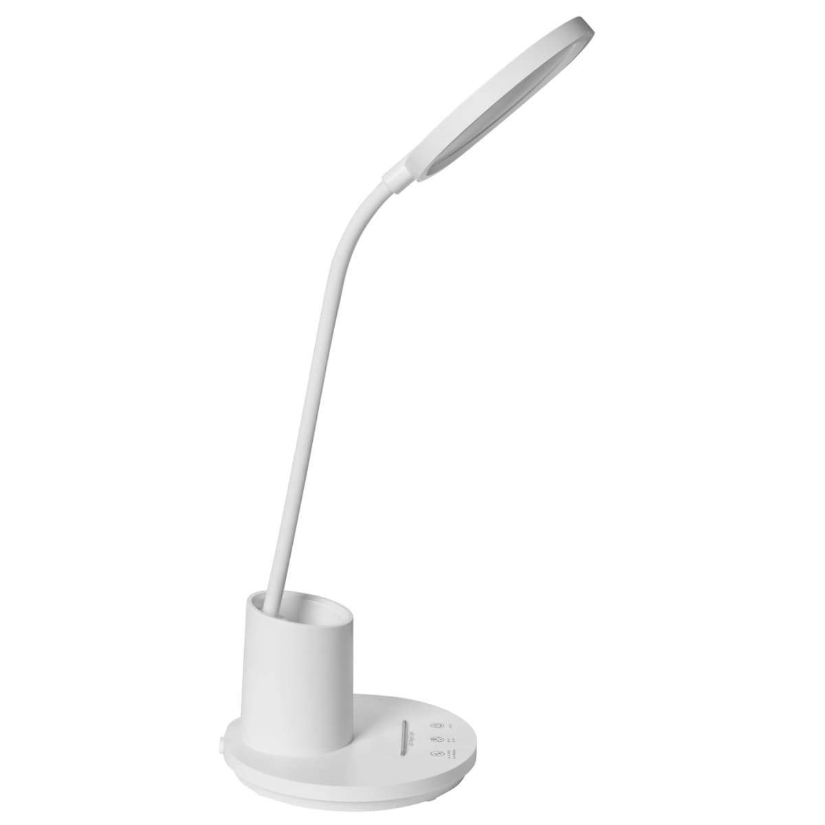 Lampa biurkowa LED VELA Ze ściemniaczem Biały