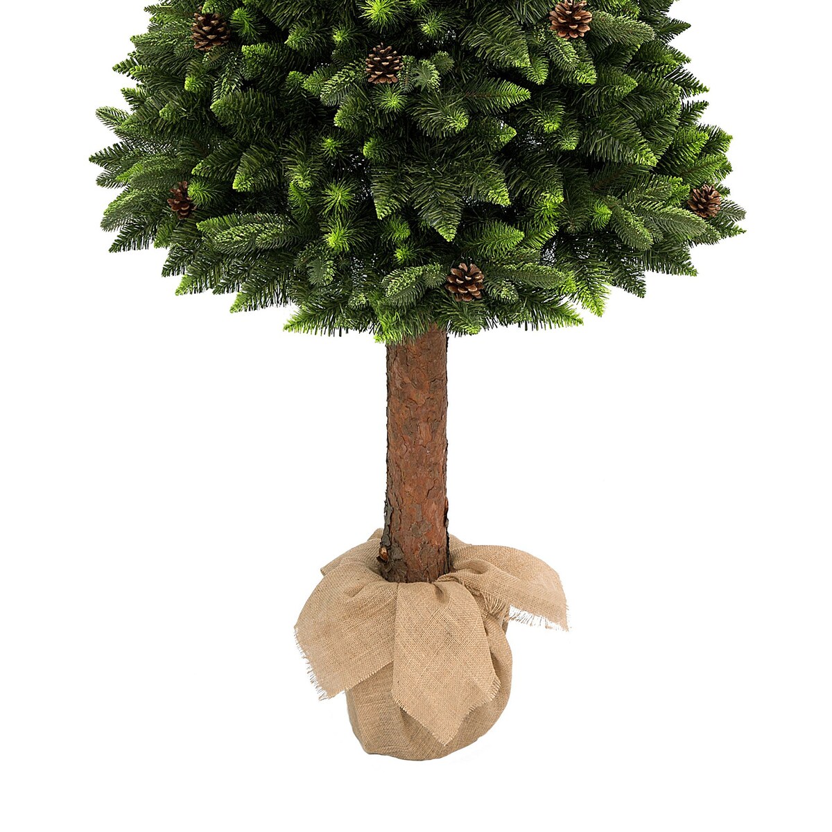 Choinka sztuczna Sosna oliwkowa z gałązkami PE na pniu