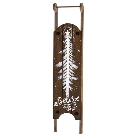 Dekoracja -sanki 90x20,5x7 cm SLEDGE-2 beżowe