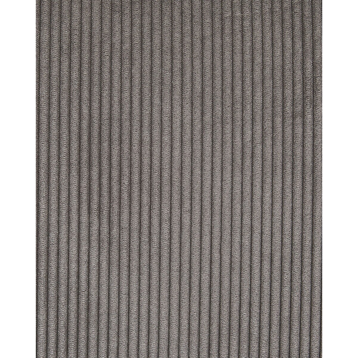 Zestaw 2 krzeseł do jadalni sztruksowy szary LOVERNA