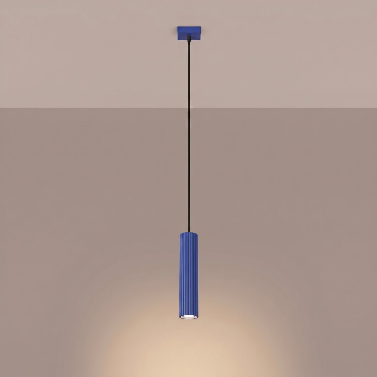 Lampa wisząca KARBON 1 ultramaryna