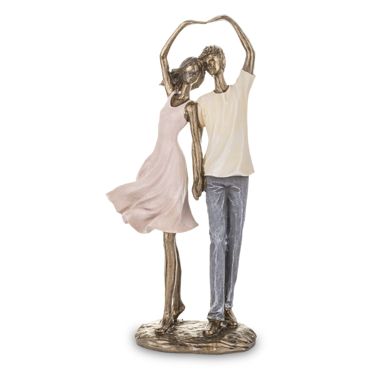 Dekoracja - para młodych 29x16x8,5 cm CUORE