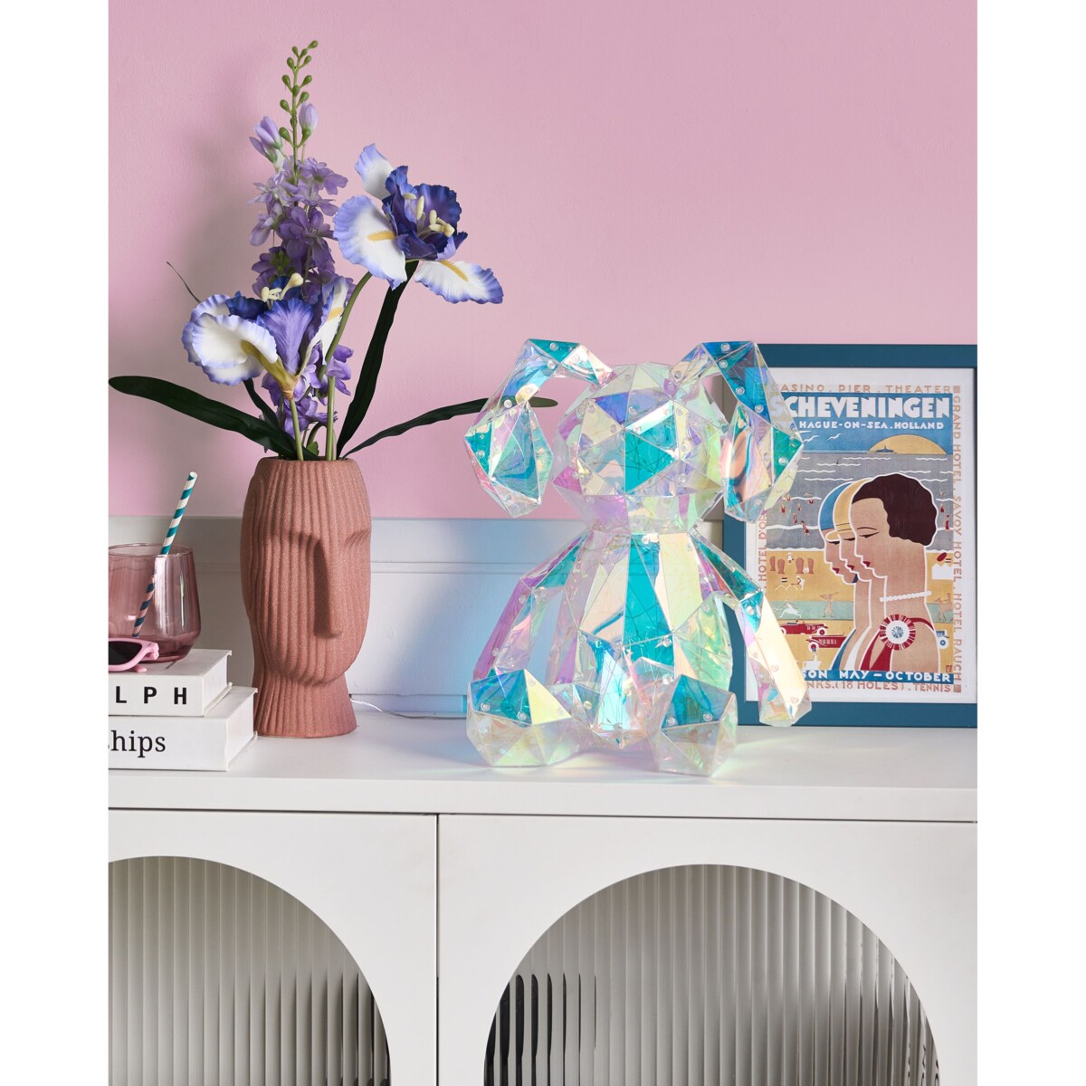 Dekoracja LED Królik KINTAUS Kolorowy