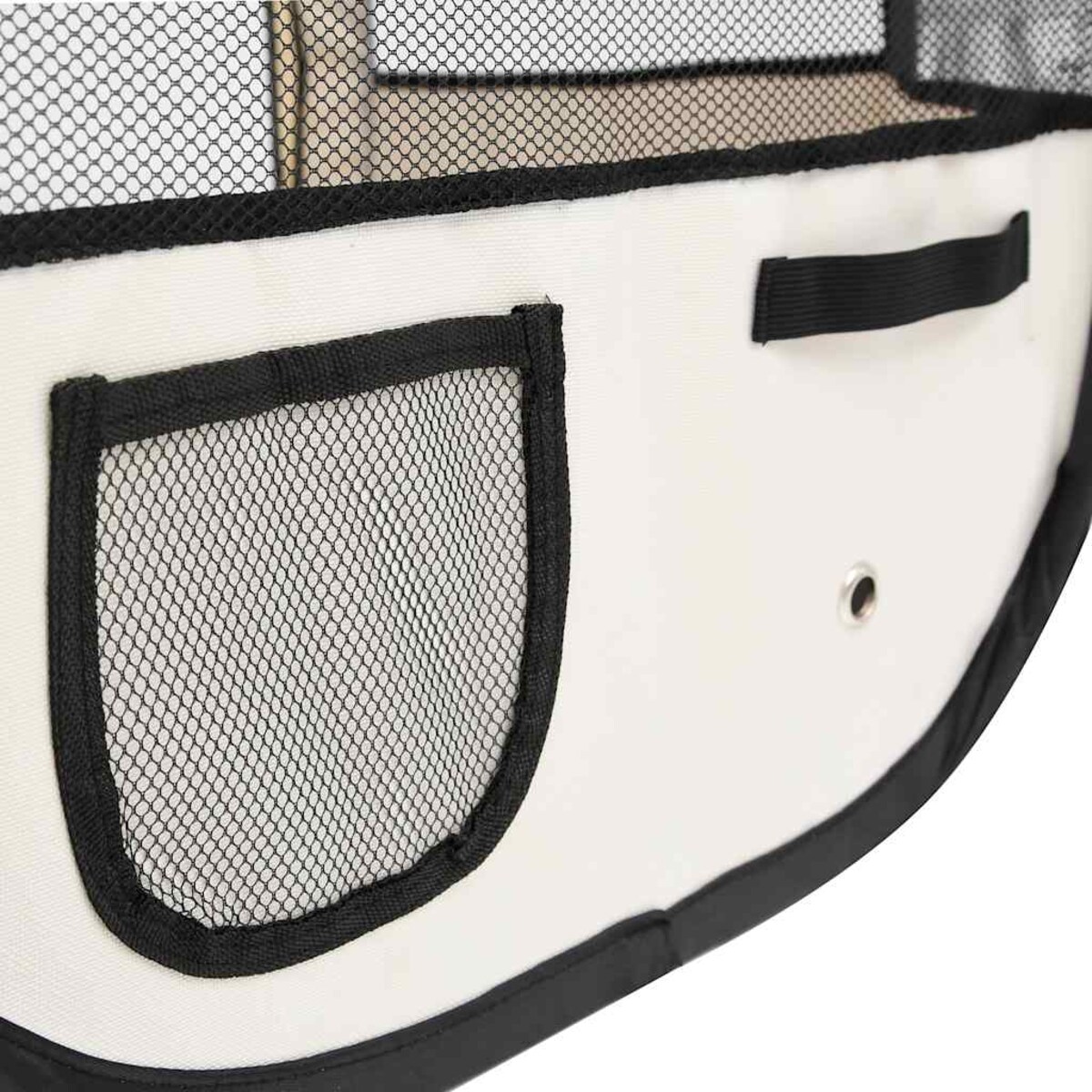 vidaXL Składany kojec dla psa, z torbą, niebieski, 145x145x61 cm