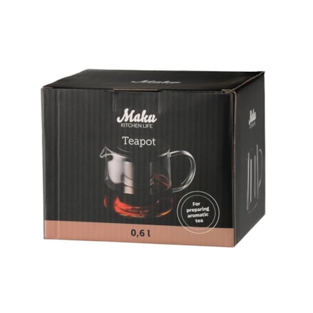 Dzbanek na herbatę z zaparzaczem, 600 ml