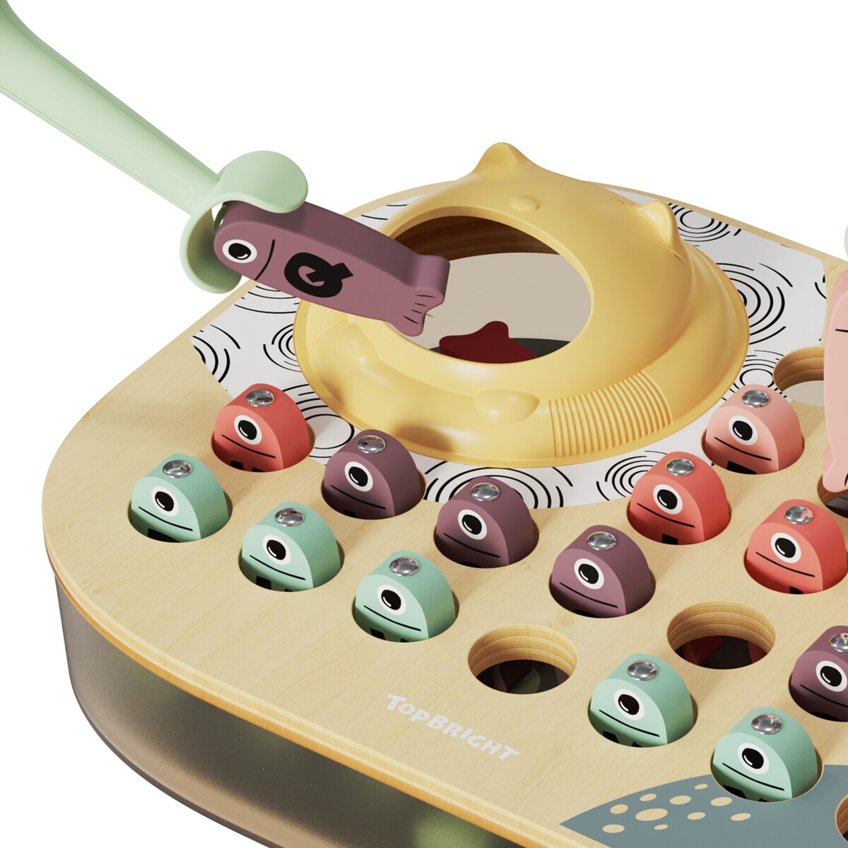 Łowimy rybki ABC gra zręcznościowa na magnes 24 mies.+ Top Bright