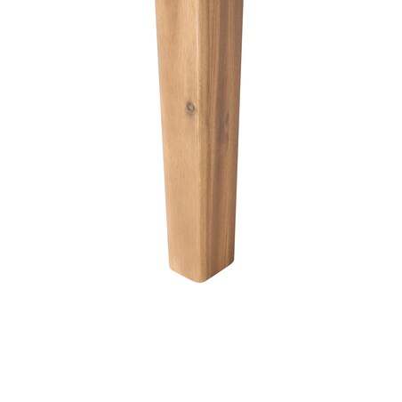 Stół ogrodowy CHIOGGIA 90 cm 180 cm Certyfikowane drewno akacjowe Jasnobrązowy