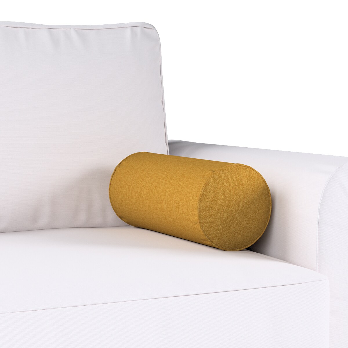 Poduszka wałek prosty, miodowy szenil, Ø16 x 40 cm, City