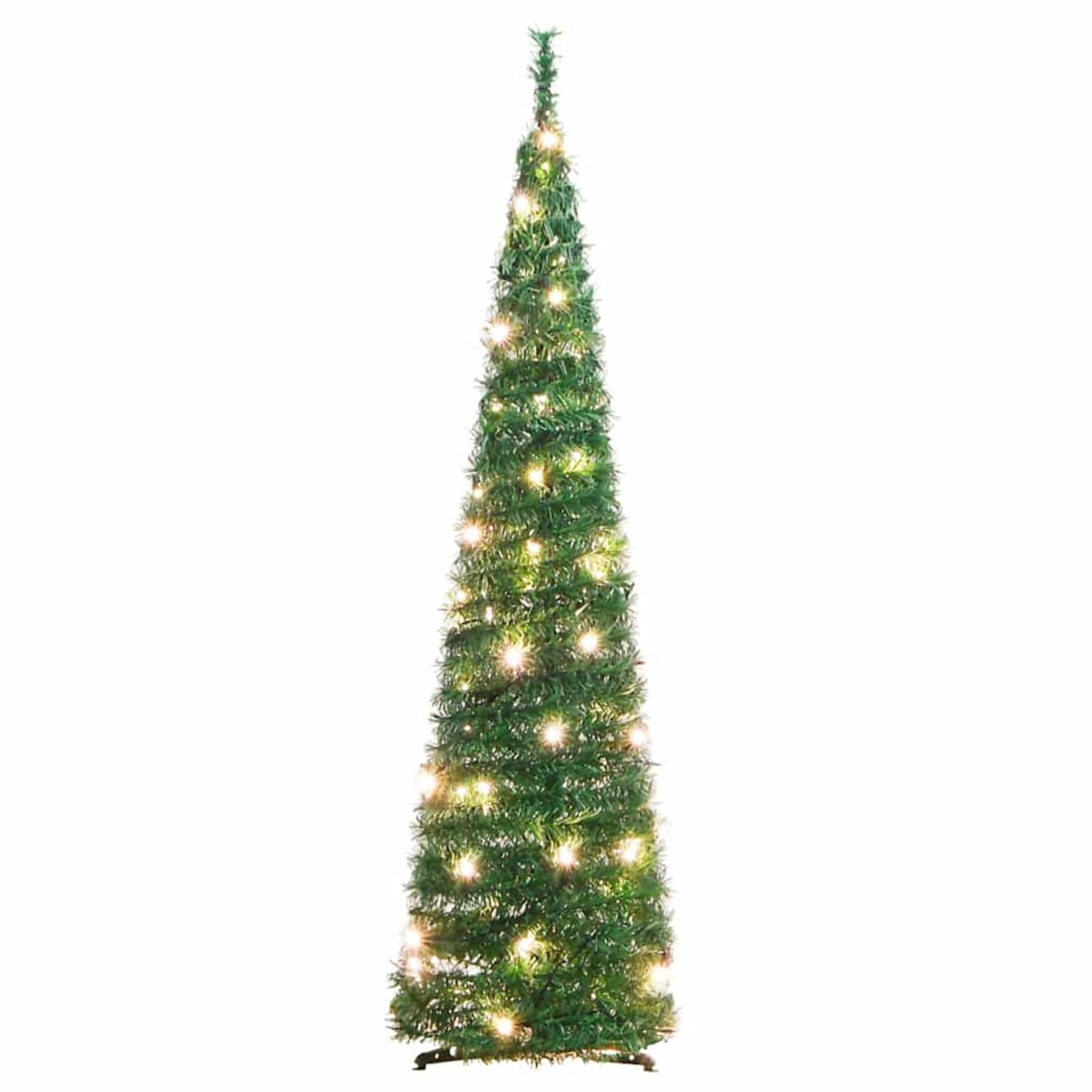 vidaXL Sztuczna choinka typu pop-up, 50 LED, zielona, 120 cm