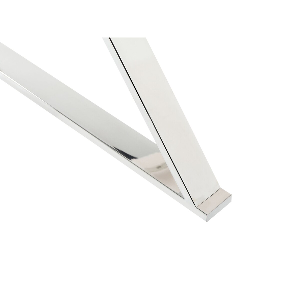 Stół do jadalni ATTICA Biały 120 cm 70 cm Szkło hartowane