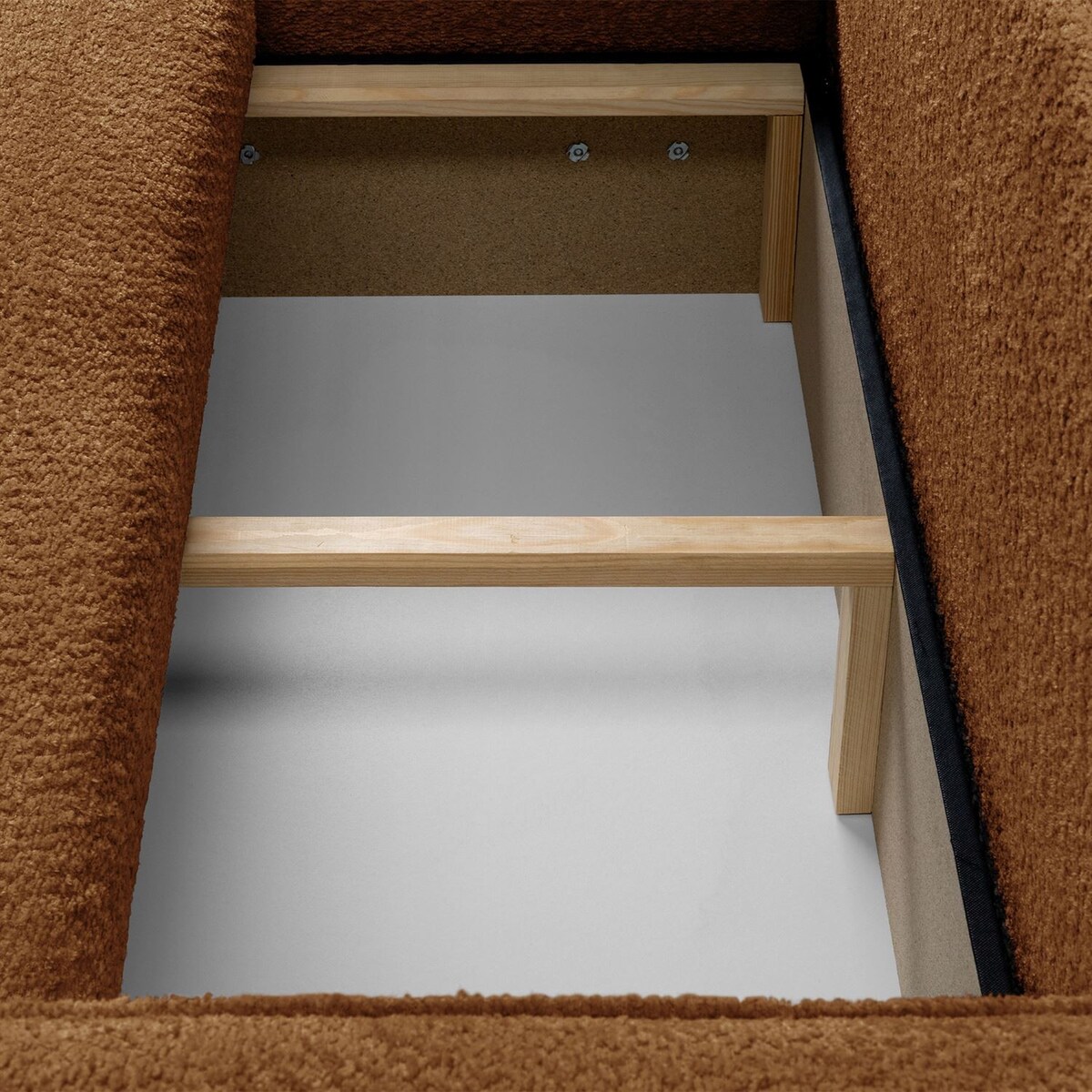 Rozkładany narożnik VENUS II z pojemnikiem na pościel, Coral 35