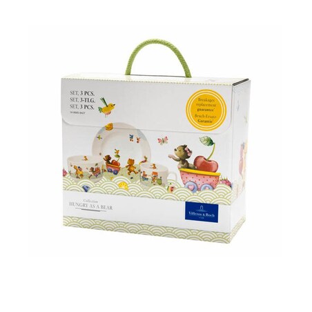 Zestaw zielony Hungry as a Bear, 3 el, Villeroy & Boch