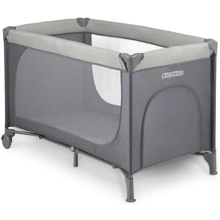 Łóżeczko turystyczne dla dziecka składane podróżne kojec Ricokids + materac + torba