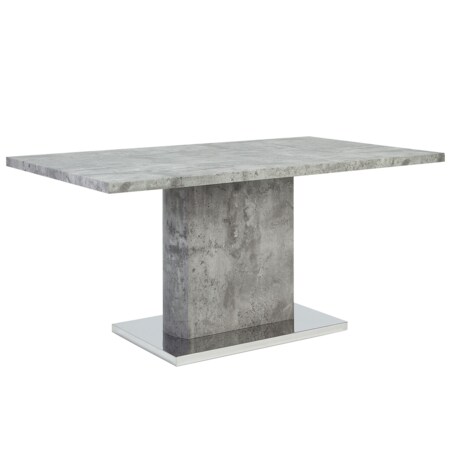 Stół do jadalni 160 x 90 cm efekt betonu PASADENA