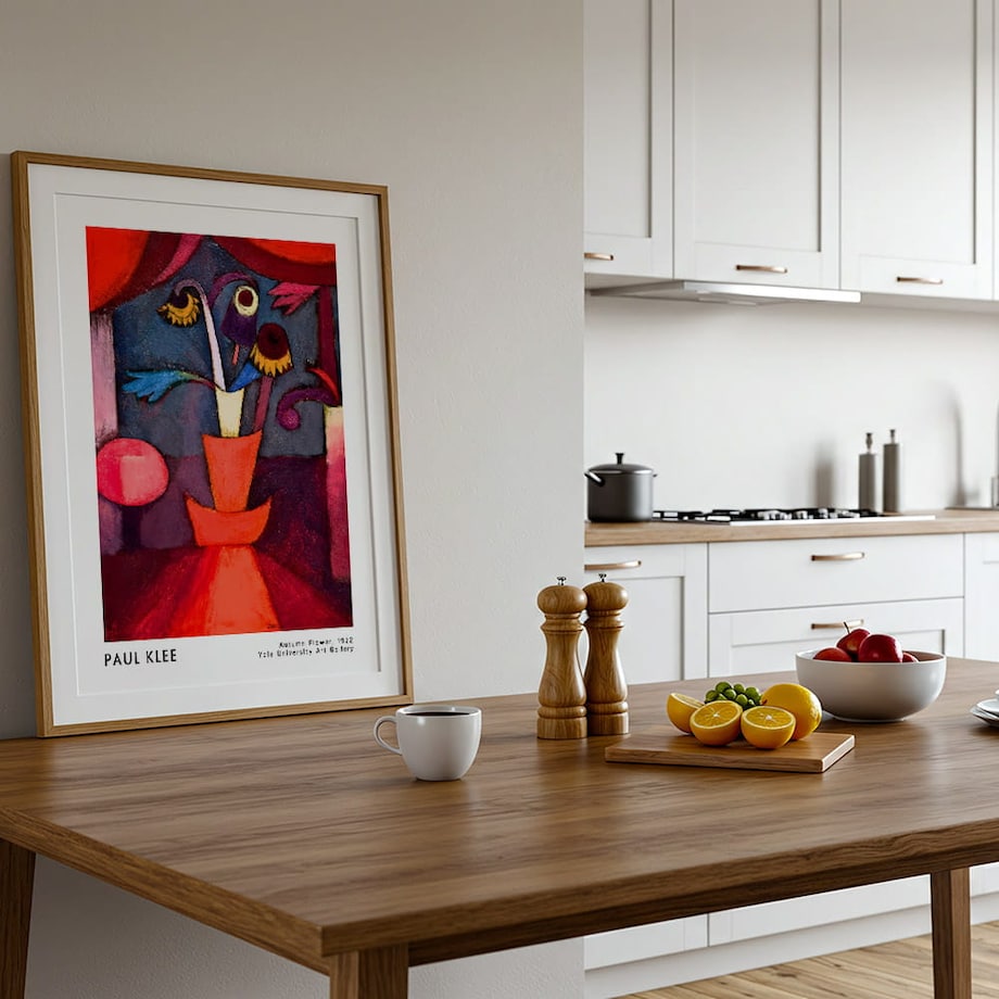 plakat paul klee autumn flower 30x40