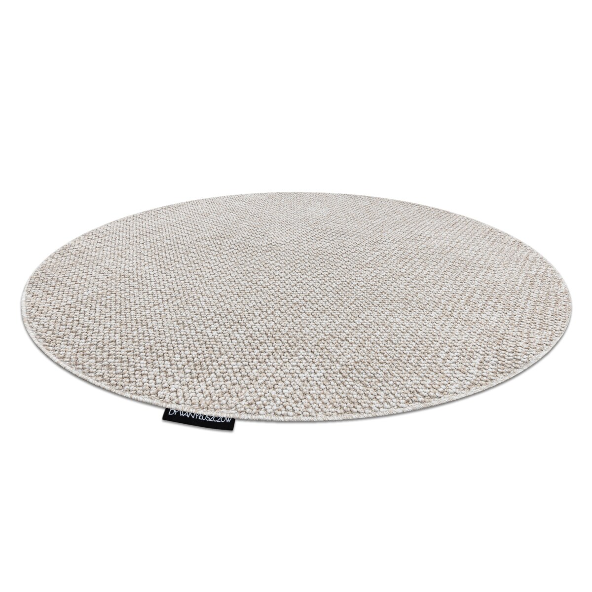Dywan CASABLANCA LOOP koło beż pętelkowy, koło 80 cm