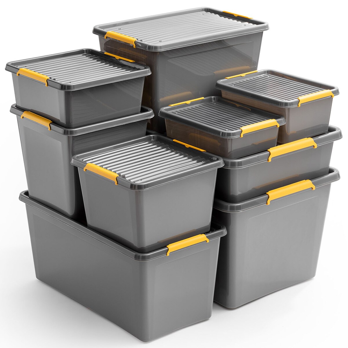 Pojemnik Plastikowy Pudełko Plastikowe Z Pokrywką Na Kółkach Pudło Box 55 L