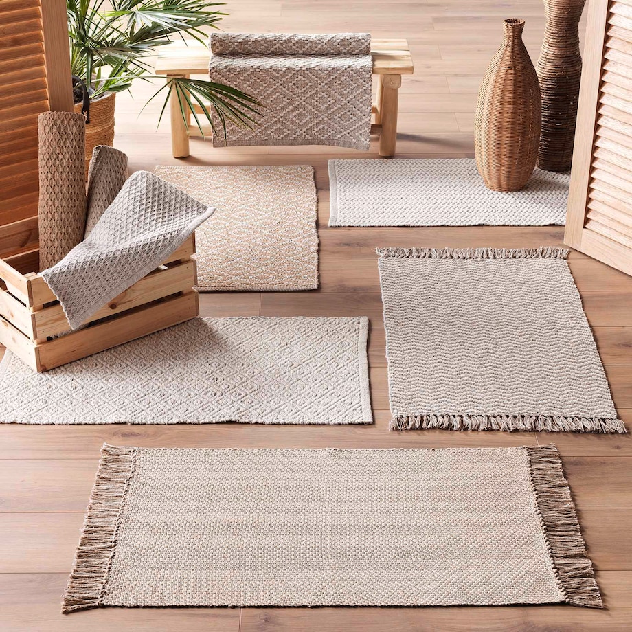 Dywanik bawełniany z wypukłym wzorem MATTEO, 50 x 80 cm