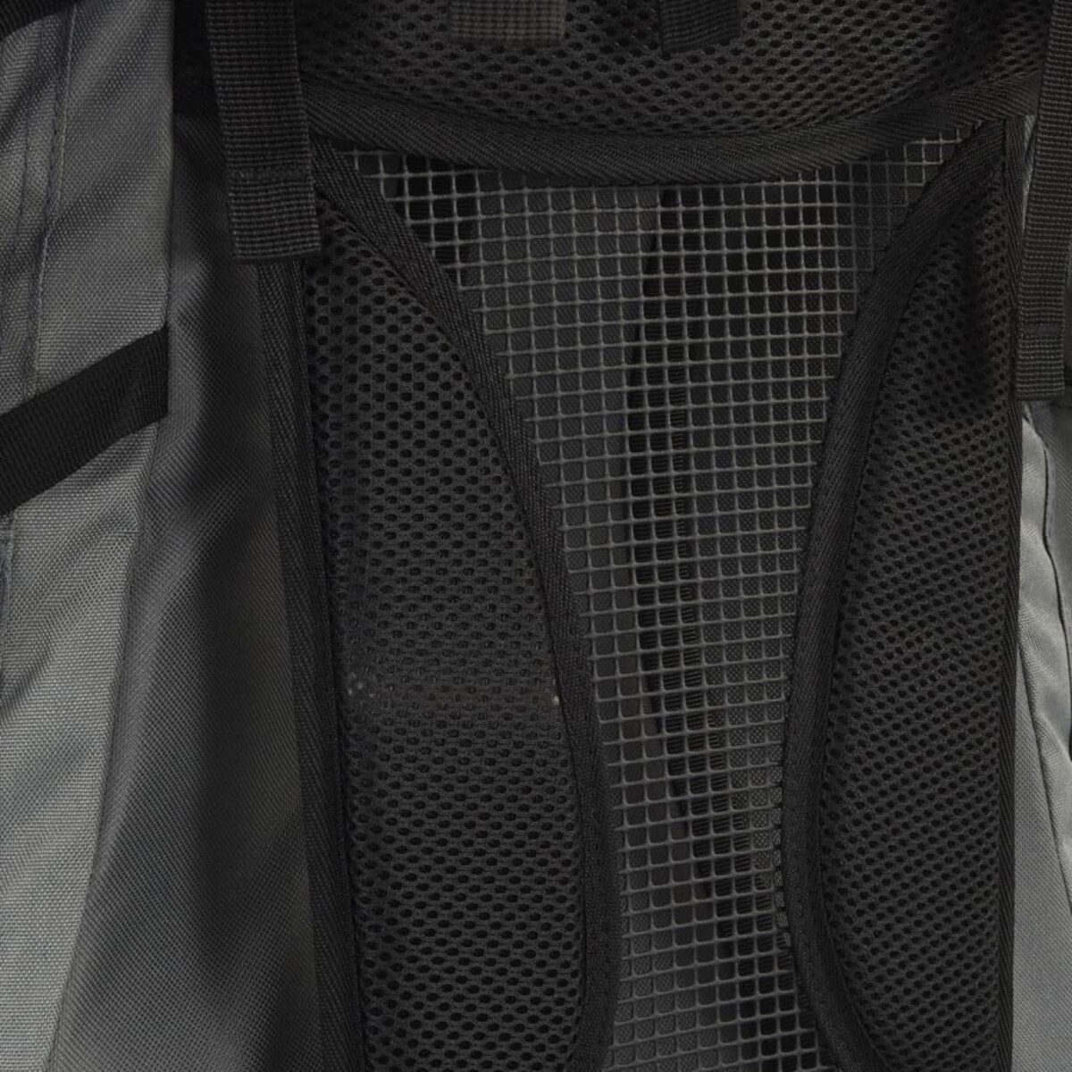 vidaXL Plecak turystyczny, szary, 100 L, tkanina Oxford