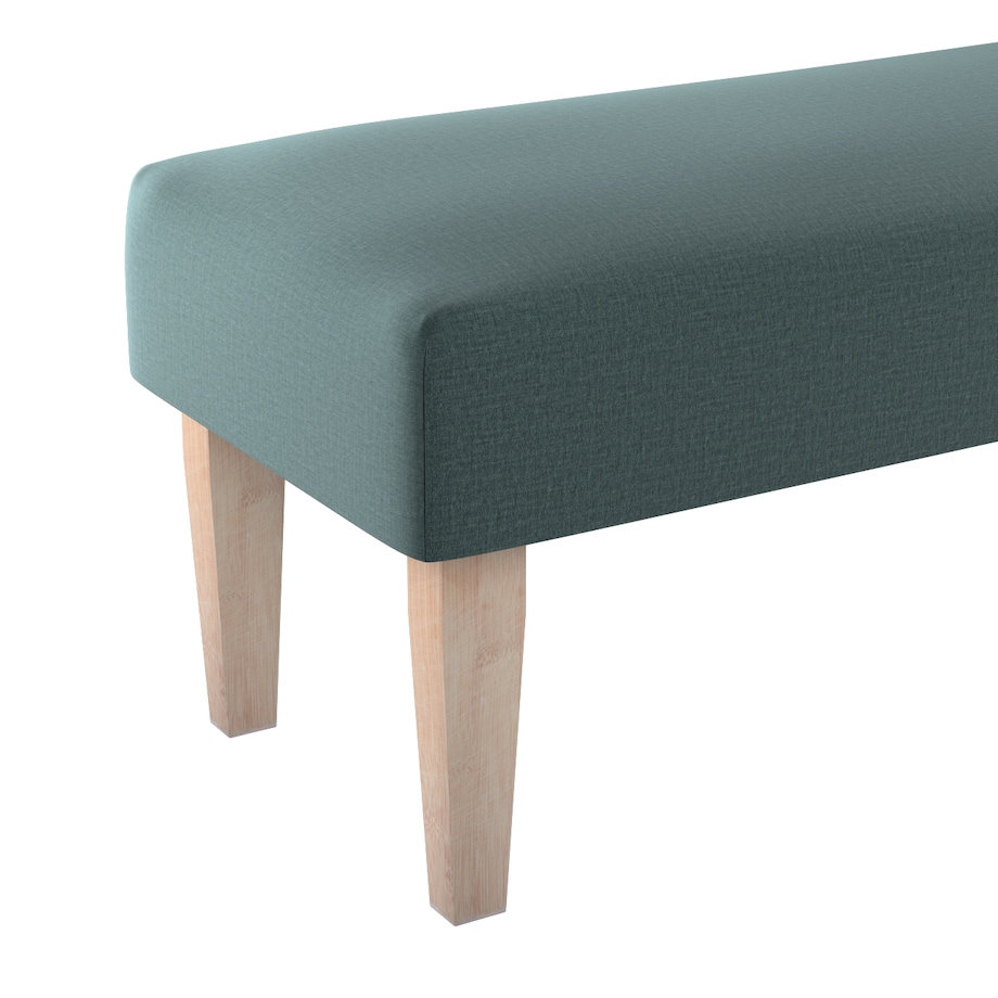 Ławka, zgaszony szmaragd - welwet, 100 x 40 x 40 cm, Ingrid