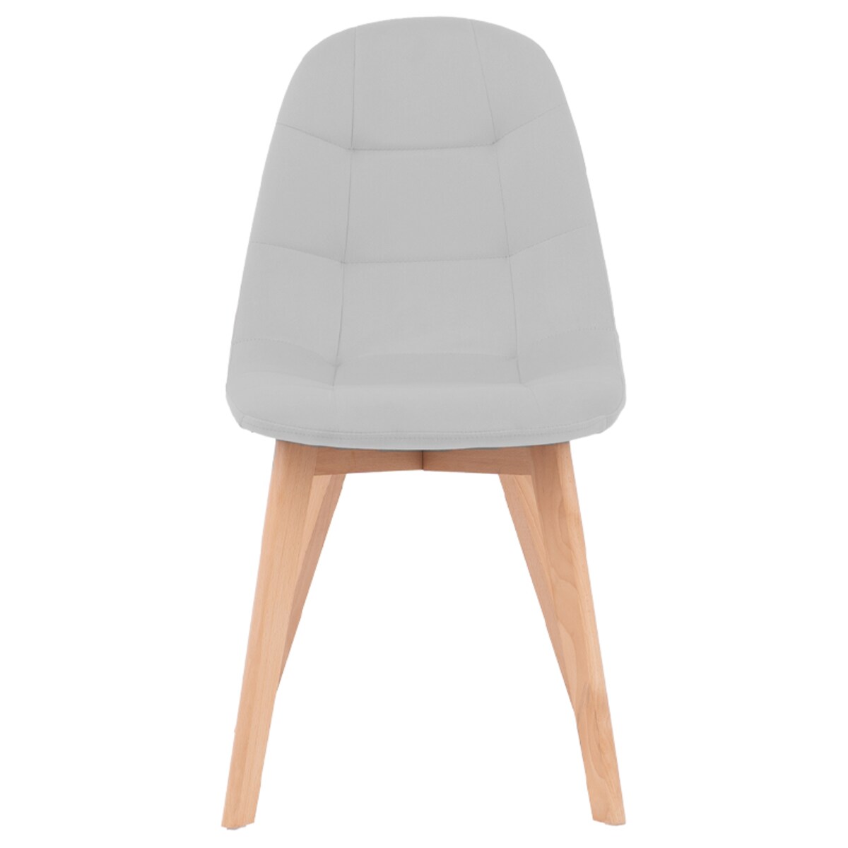 Krzesło skandynawskie tapicerowane welurowe nowoczesne szare