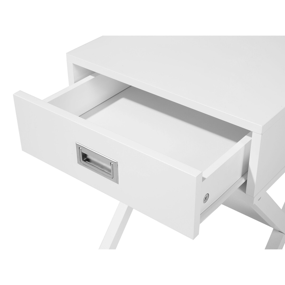 Stolik pomocniczy biały MONROE