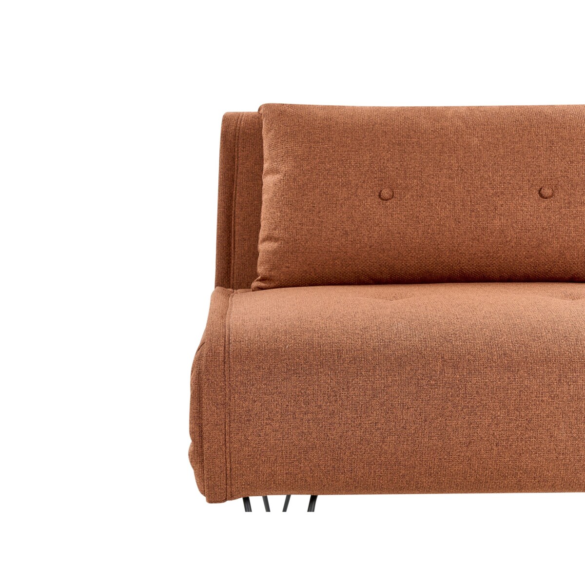 Sofa rozkładana VESTFOLD Pomarańczowy dla 2 osób