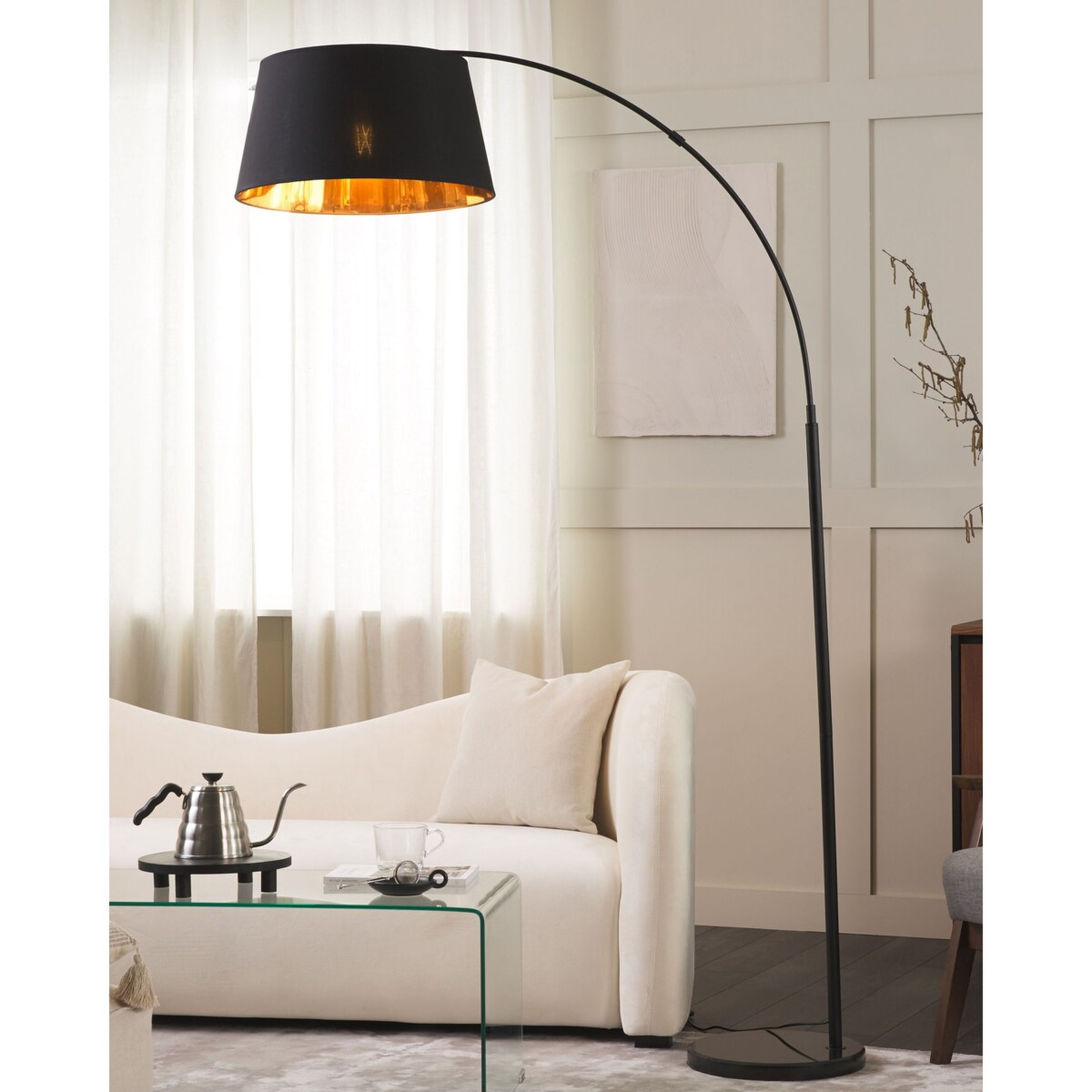 Lampa podłogowa YABUS Metal Czarny