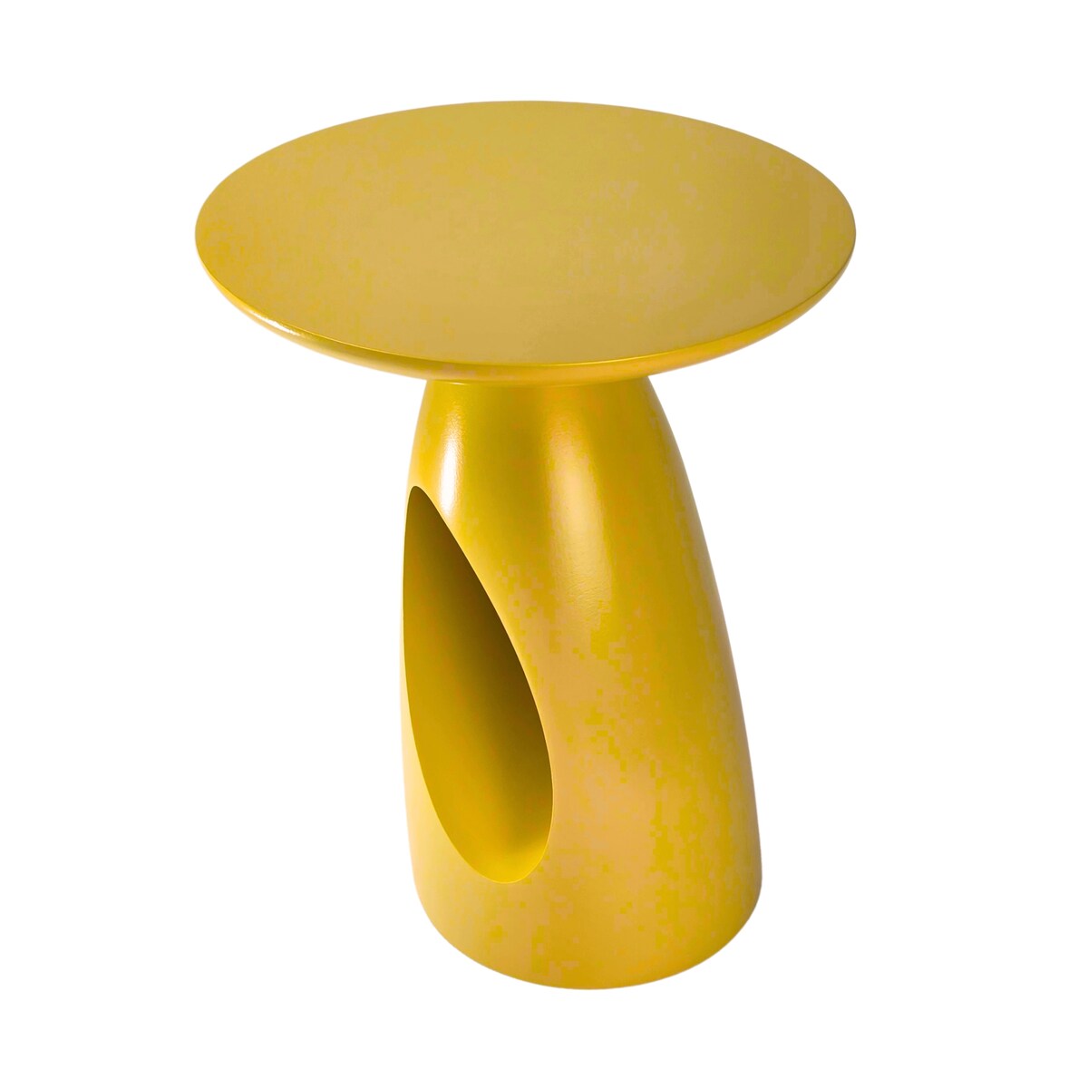 Stolik drewniany różne kolory Island, kolor żółty